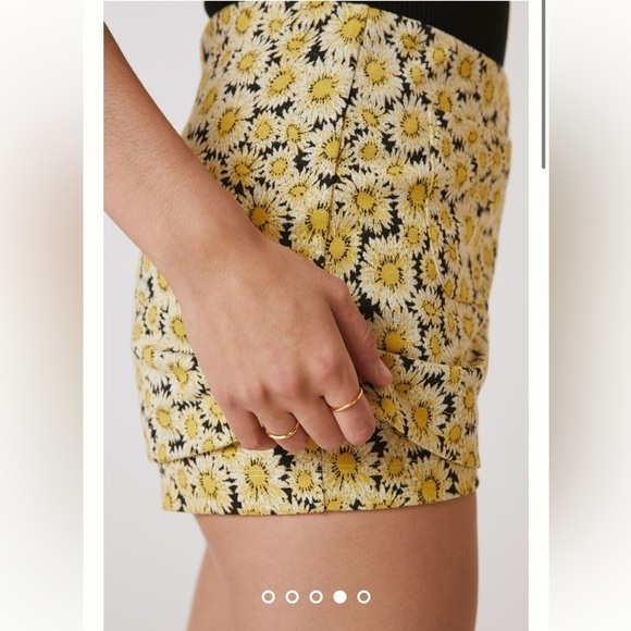 Maeve by Anthropologie Daisy Floral Mini Skort Skirt with Shorts Sz S - Picture 3 of 15